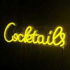 Cocktail 5V USB LED Ljusskylt - Budgetvänlig