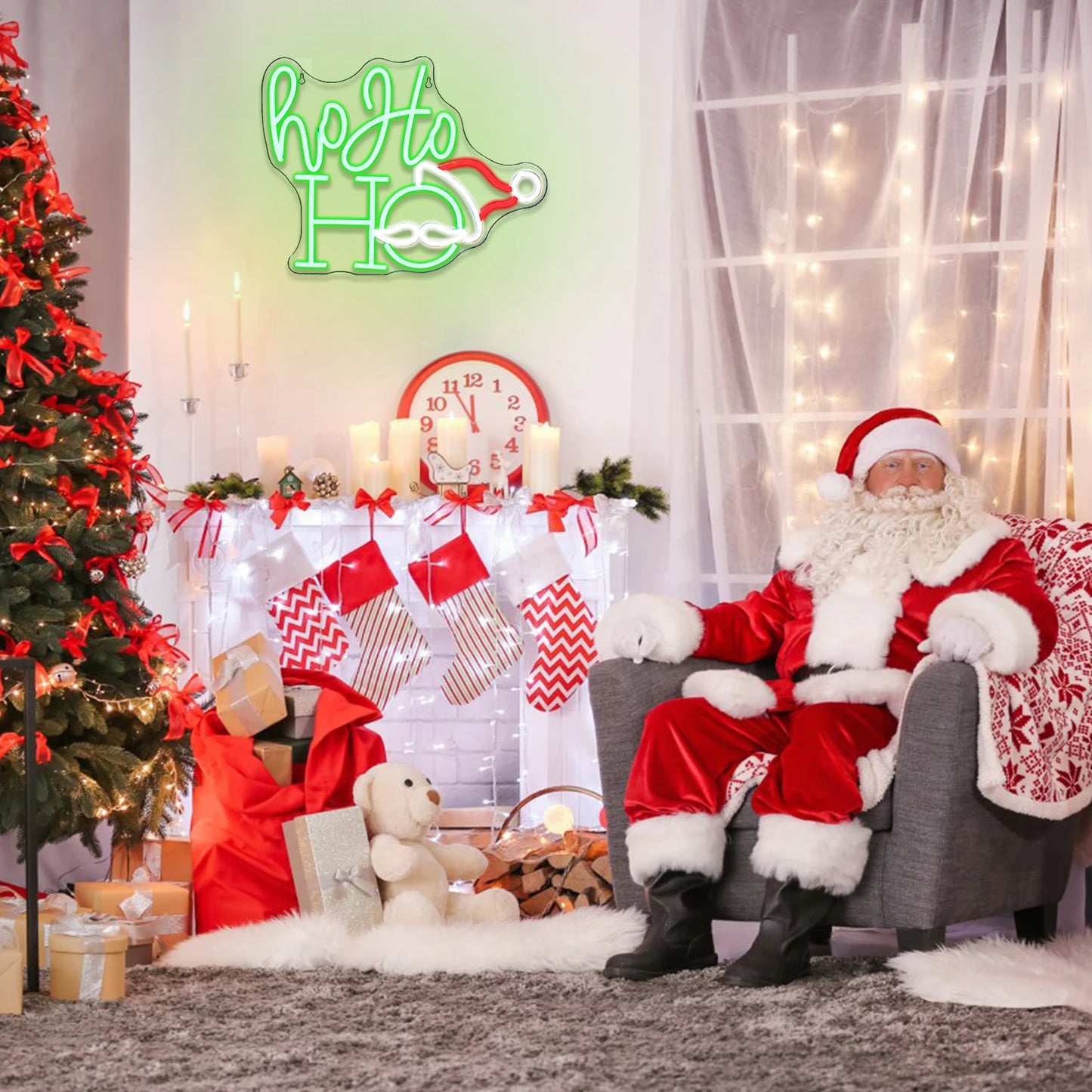 God Jul 5V USB LED Ljusskylt - Budgetvänlig