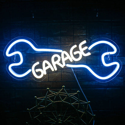 Garage 5V USB LED Neon Sign - Budget Friendly