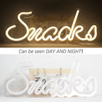 Snacks – LED-ljusskylt (5 V USB)