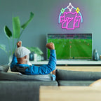 Luck 777 5V USB LED Neon Sign - Budget Friendly
