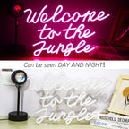 Welcome to the Jungle 5V USB LED Ljusskylt - Prisvänlig