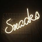 Snacks – LED-ljusskylt (5 V USB)