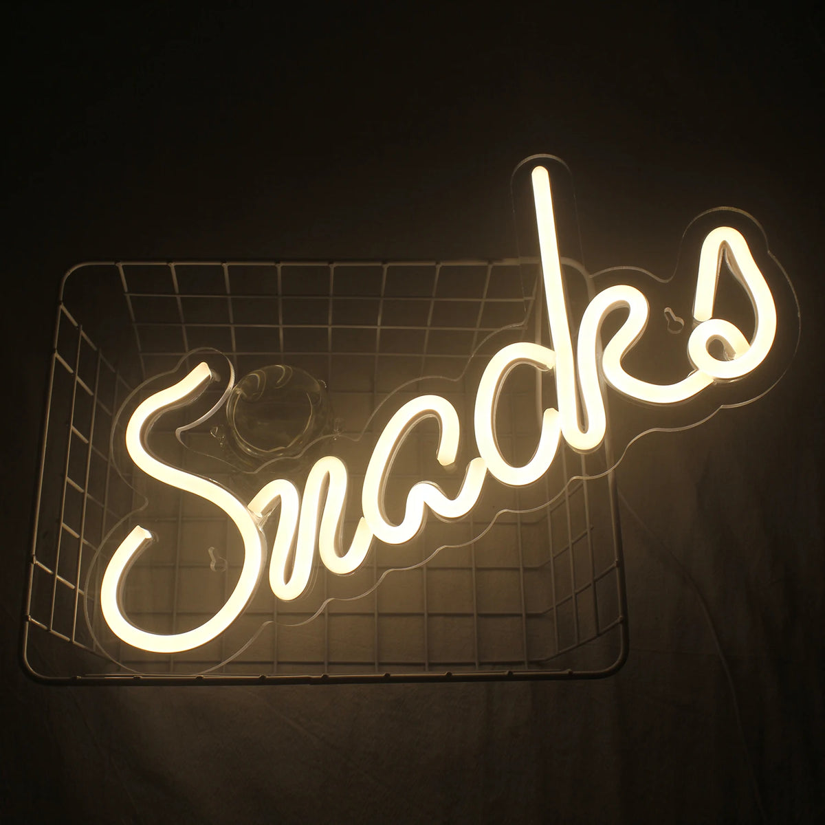 Snacks – LED-ljusskylt (5 V USB)
