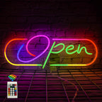 RGB Open – LED-neonskylt (5 V USB)