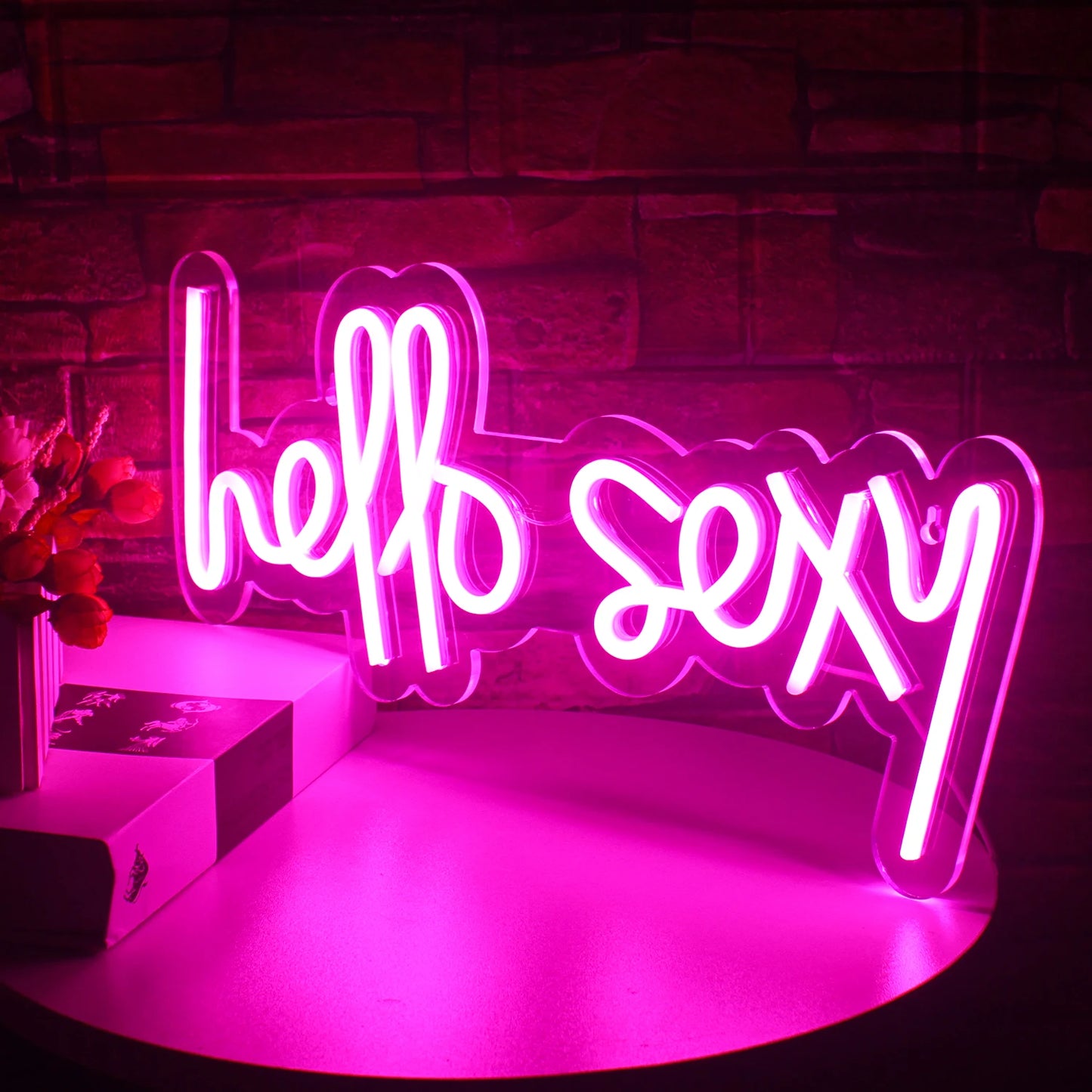 Hello Sexy 5V USB LED Ljusskylt - Budgetvänlig