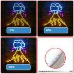 Vulkan – LED-neonskylt (5 V USB)