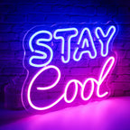 Stay Cool – LED-neonskylt (5 V USB)