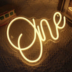 One – LED-neonskylt (5 V USB)