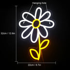Prästkrage i tecknad stil – LED-neonskylt (5 V USB)