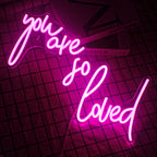 You Are So Loved – LED-neonskylt (5 V USB)
