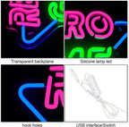 RETRO GAME – Triangel – LED-neonskylt (5 V USB)