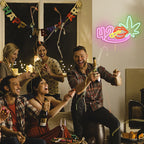  Green Leaf, Cigarr 5V Mini USB LED Neonskylt - Budgetvänlig