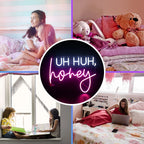 Uh Huh, Honey – LED-neonskylt (5 V USB)