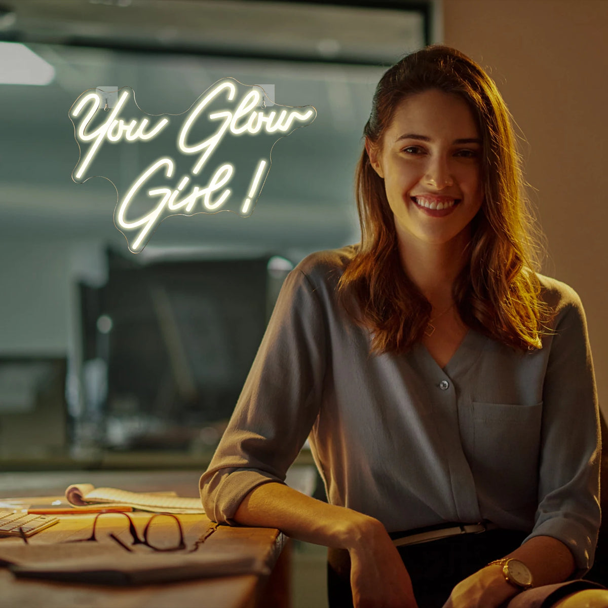 You Glow Girl 5V USB LED Neon Sign - Budget Friendly