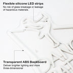 DANCE BATTLE – Dansare och triangelkontur – LED-neonskylt (5 V USB)