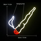 Rökmotiv – LED-neonskylt (5 V USB)