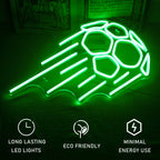 Fotboll – LED-neonskylt (5 V USB)