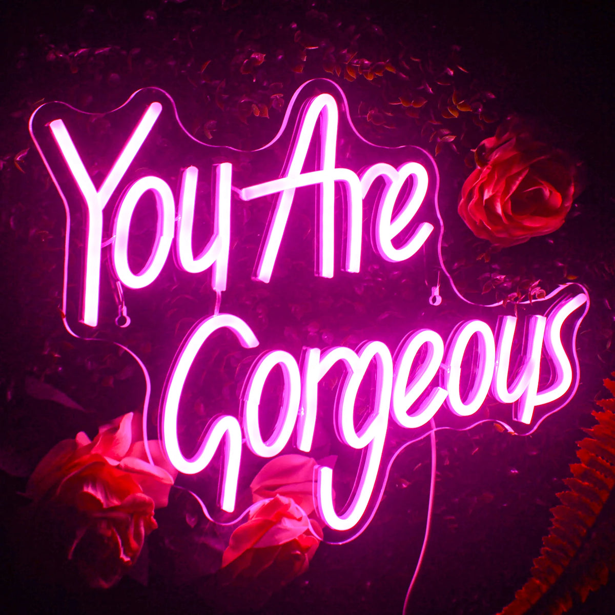 You Are Gorgeous – LED-ljusskylt (5 V USB)