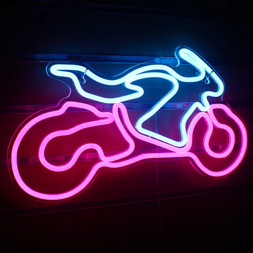 Motorcykel – LED-neonskylt (5 V USB)