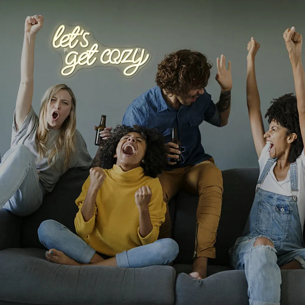Let’s Get Cozy – LED-neonskylt (5 V USB)