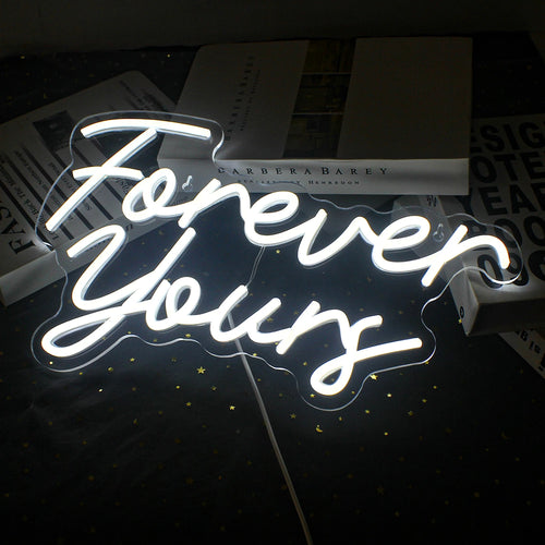 Forever Yours – LED-neonskylt (5 V USB)