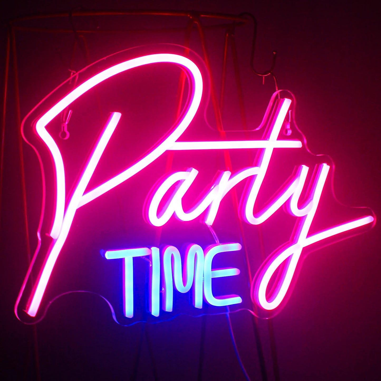 Party Time 5V USB LED Neonskylt - Prisvärd