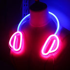 Hörlurar – LED-neonskylt (5 V USB)
