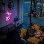Hand med cigarett – LED-neonskylt (5 V USB)