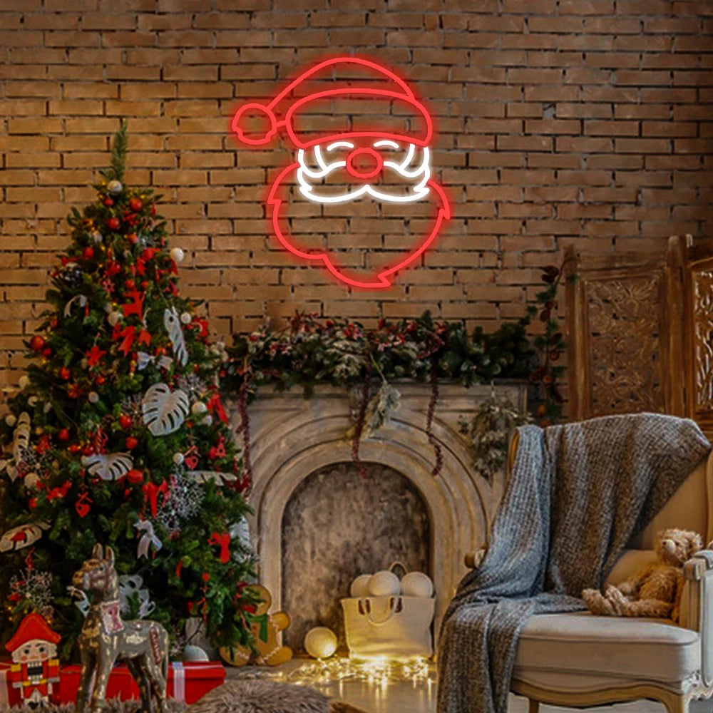 Julmotiv – LED-neonskylt (5 V USB)