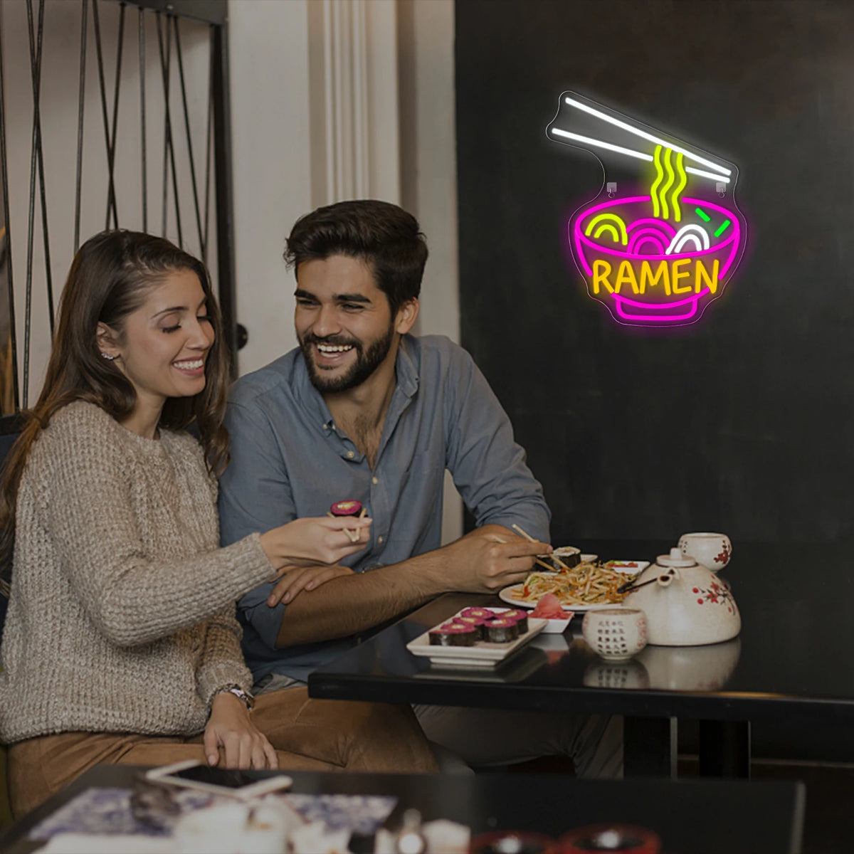 Ramen – LED-neonskylt (5 V USB)