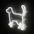Liten hund – LED-neonskylt (5 V USB)