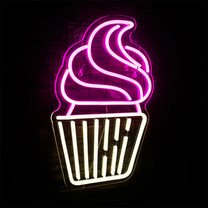 Cupcake 5V USB LED Neonskylt - Budgetvänlig