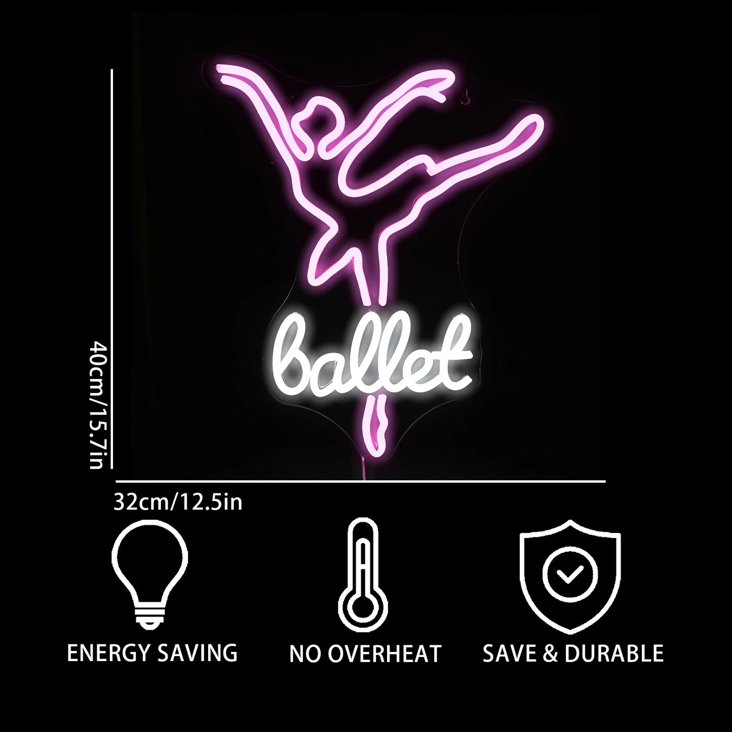 Dancing Led 5V USB LED Ljusskylt - Prisvärd