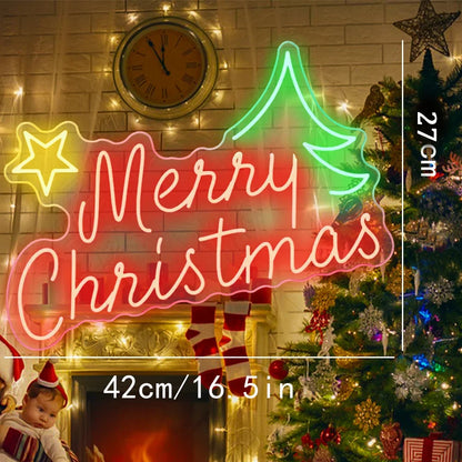 God Jul 5V USB LED Ljusskylt - Prisvänlig