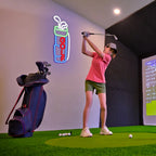 Golf 5V Mini USB LED Neonskylt - Budgetvänlig