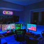 Colorful Game Zone – LED-neonskylt (5 V USB)
