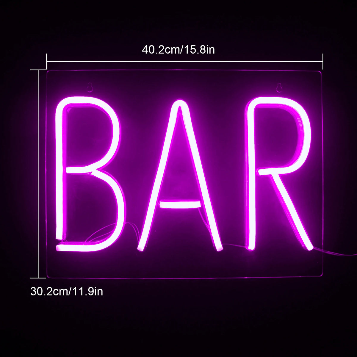 BAR – LED-ljusskylt (5 V USB)