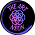 Bilden visar logotypen för The Art Neon webbplats.