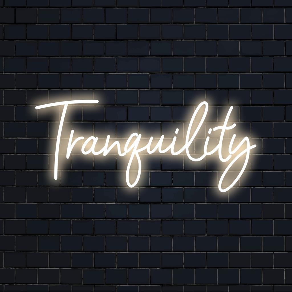 Vibrant Tranquility anpassad LED neonskylt; perfekt som neonljusdekor eller neonväggkonst som ger en unik stil till alla utrymmen.