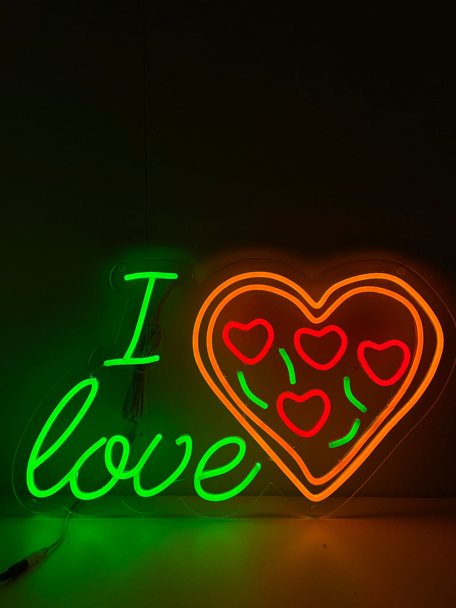I Love Pizza Neonskylt - The Art Neon