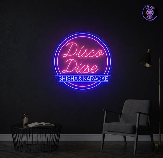 Letreiro LED Neon Personalizado – Disco Disse