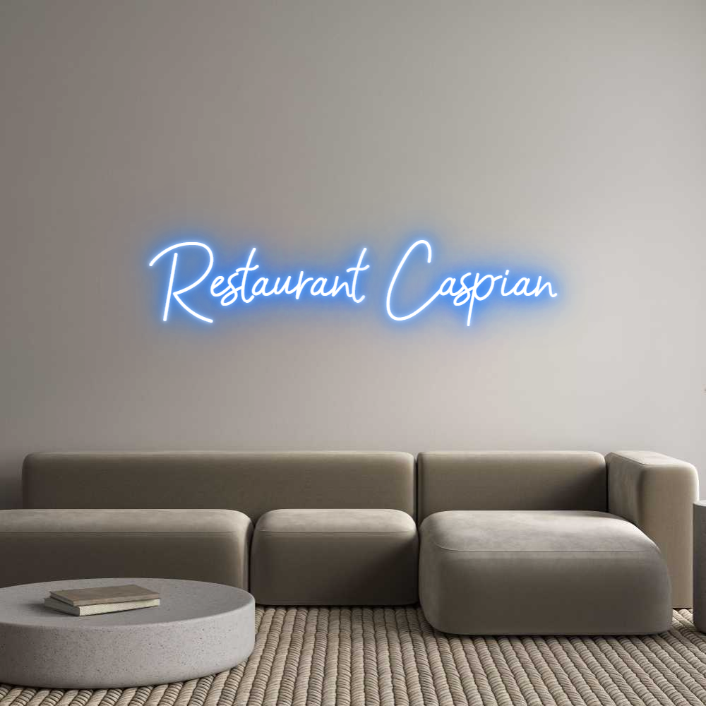 Anpassad LED ljusskylt: Restaurant Ca...