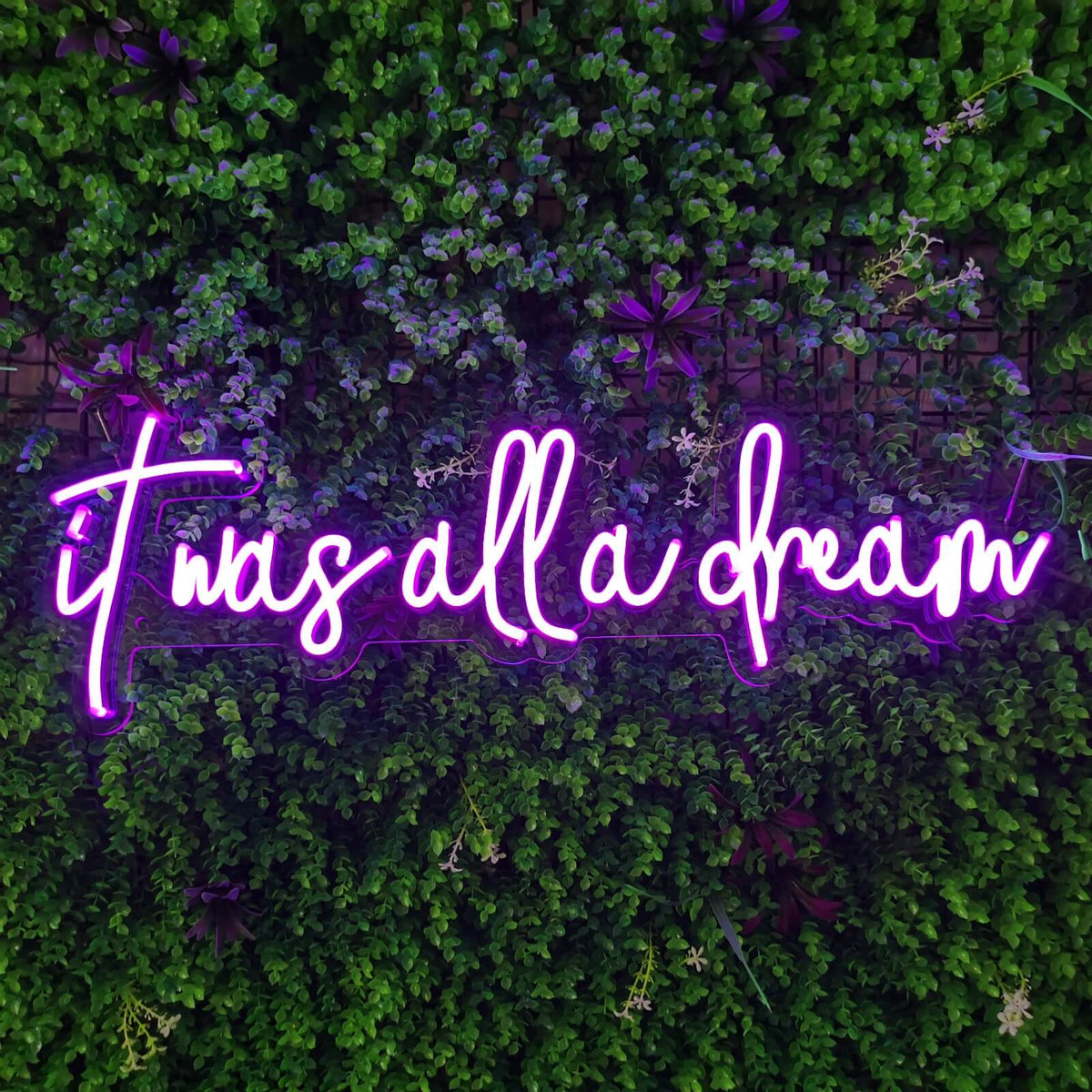 It Was All a Dream – LED-neonskylt