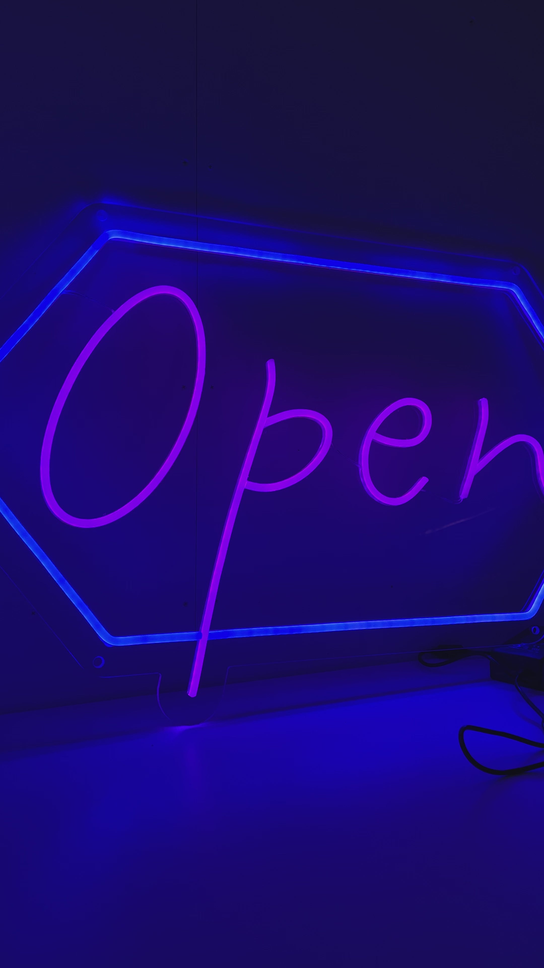 Open Neonskylt