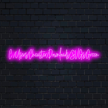 Sz Chenyi Baths Neon Light with bright neon glow on dark brick wall