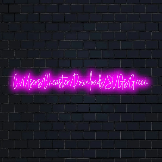 Sz Chenyi Baths Neon Light with bright neon glow on dark brick wall