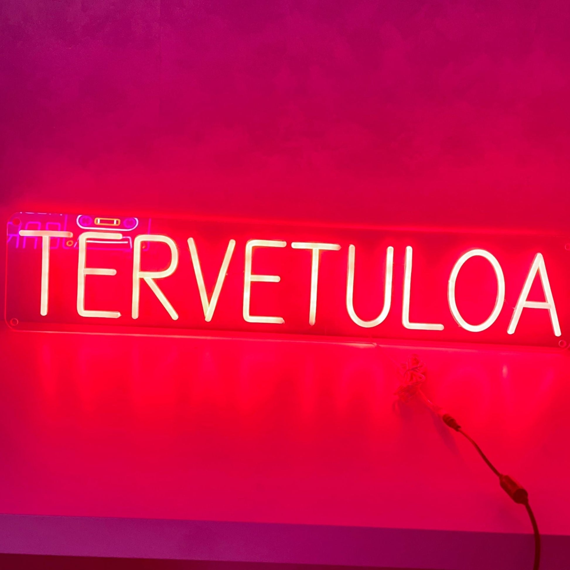 Tervetuloa Neonskylt - The Art Neon